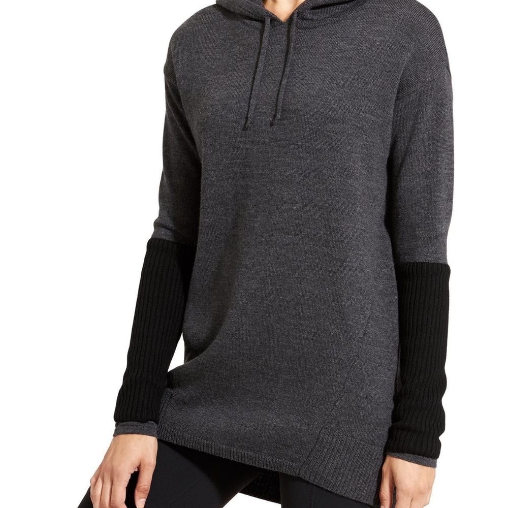Athleta Nopa Merino Wool Hooded Sweater